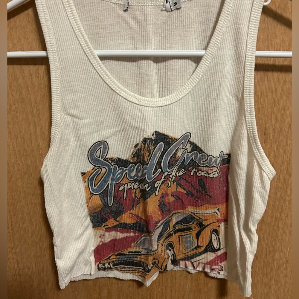 Women's Cropped Graphic Tank